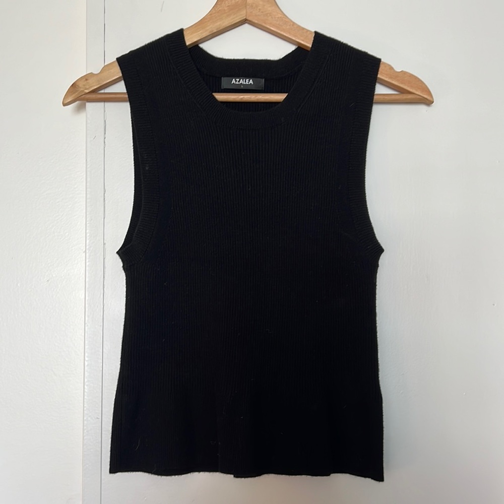 Azalea Crew Neck Knit Tank